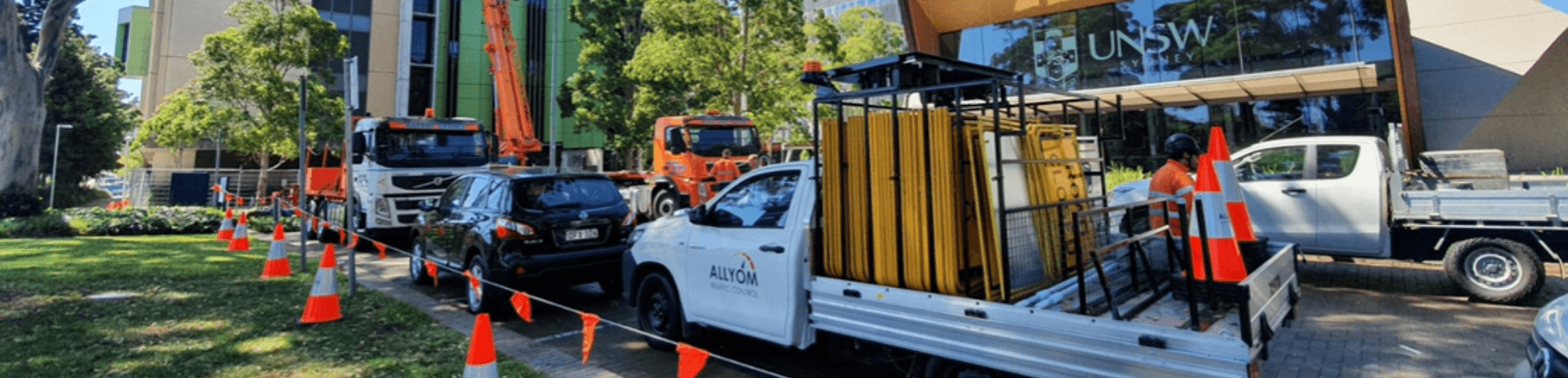 Allyom ute outside UNSW